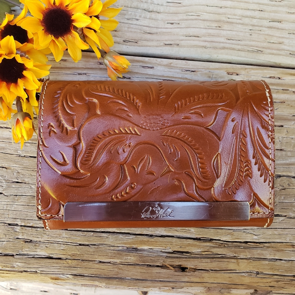 Patricia Nash Leather Trifold Wallet